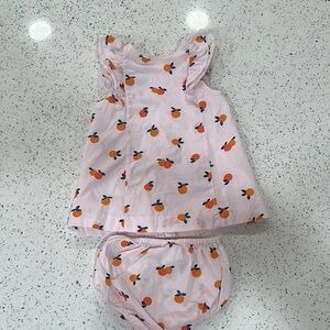 jacardi paris babygirl dress w/ matching bloomers -12 months